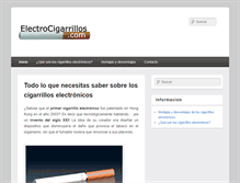 Tablet Screenshot of electrocigarrillos.com